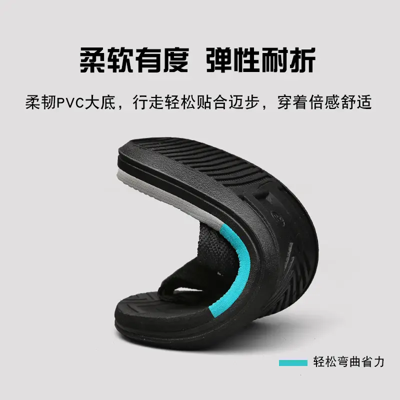 Fujian manufacturers summer new slippers men's outerwear fashion leisure beach men's flip-flops wholesale flip-flops - Image 5