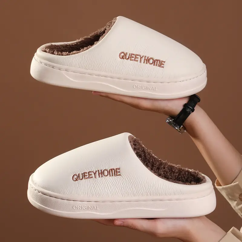 Women Waterproof Cotton Slippers Autumn Winter 2025 - Image 6