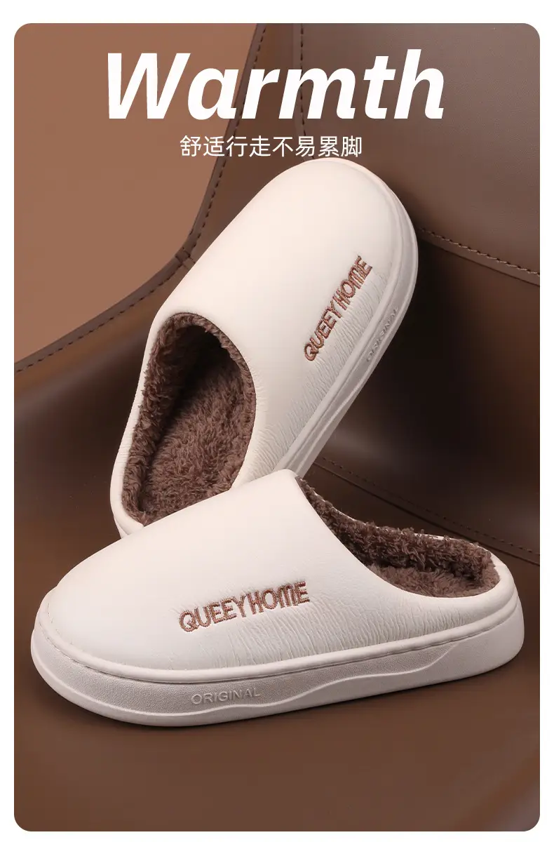 Women Waterproof Cotton Slippers Autumn Winter 2025 — feature 3