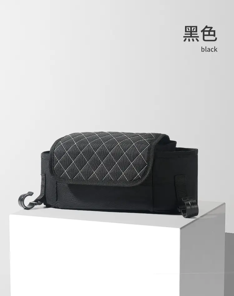 Rhombus Stroller Hanging Bag for Baby Diaper Storage — feature 10