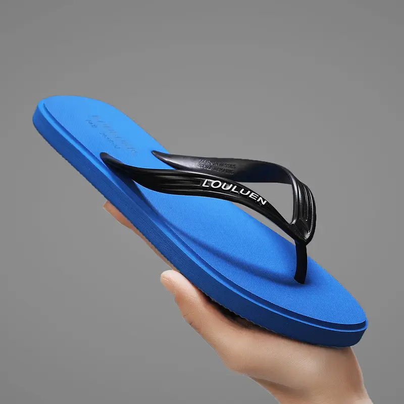 Men's Black Korean Style Clip-Flip-Flops Summer - Image 6