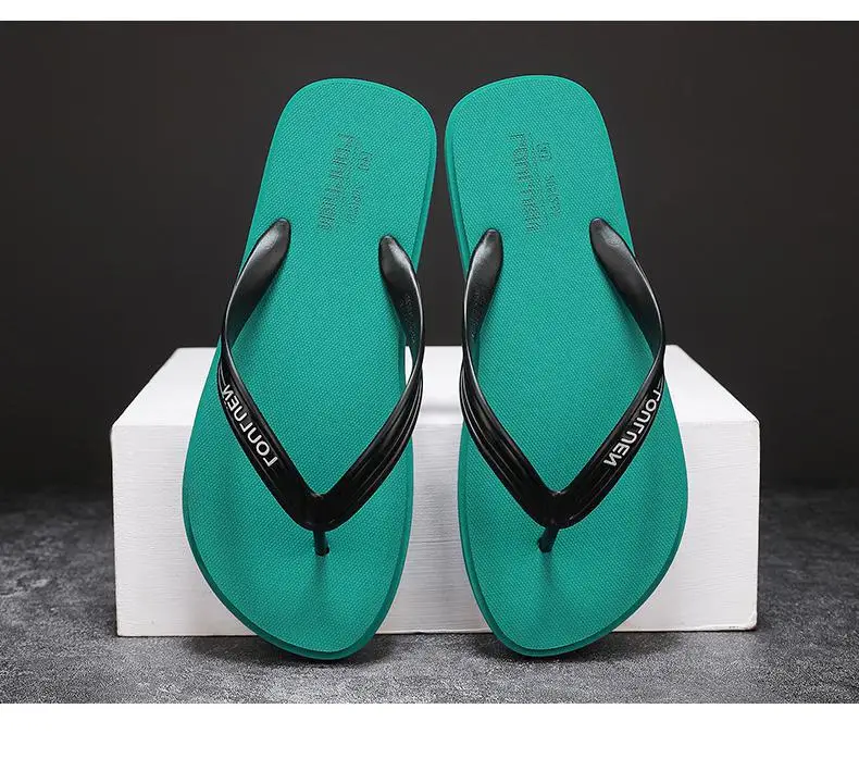 Men's Black Korean Style Clip-Flip-Flops Summer — feature 13