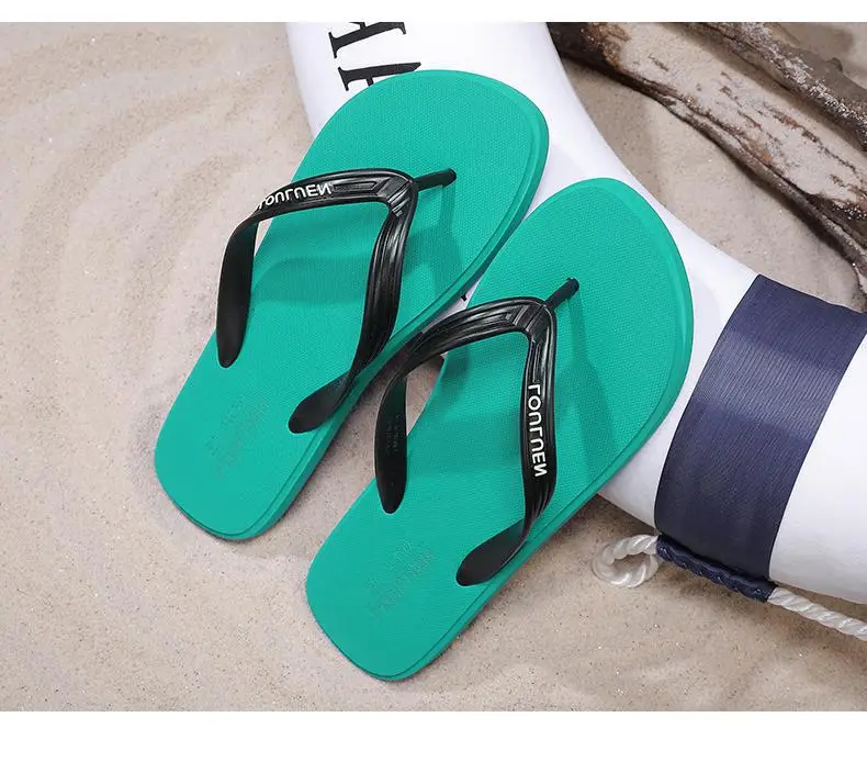Men's Black Korean Style Clip-Flip-Flops Summer — feature 5