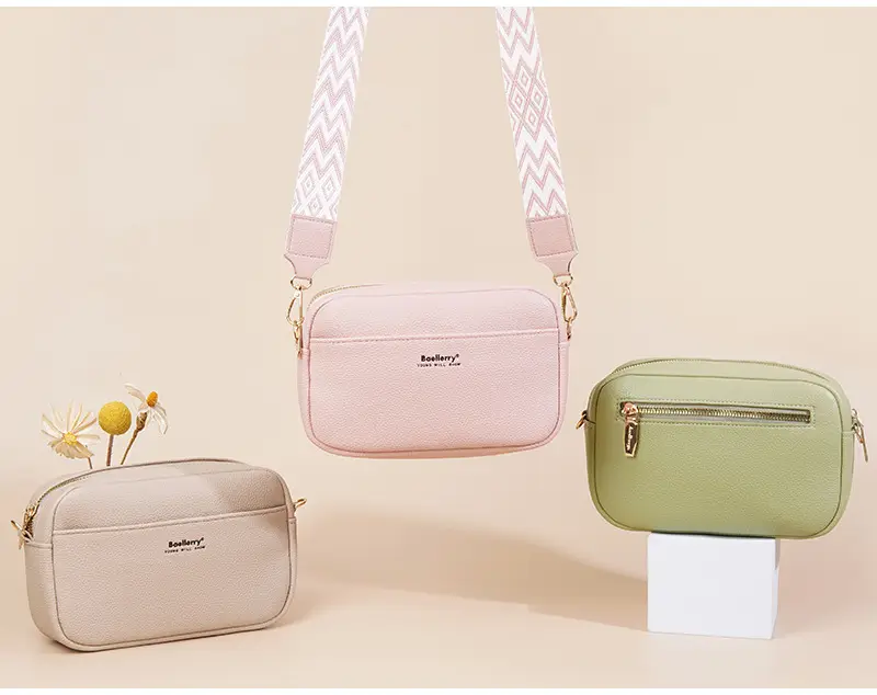 New Women's Crossbody Bag Large Capacity Beige — feature 8