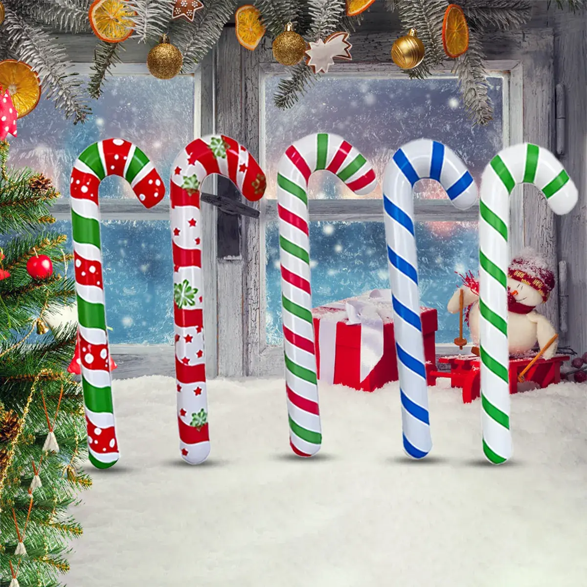Cross-Border Inflatable Christmas Cane Decor - Image 11