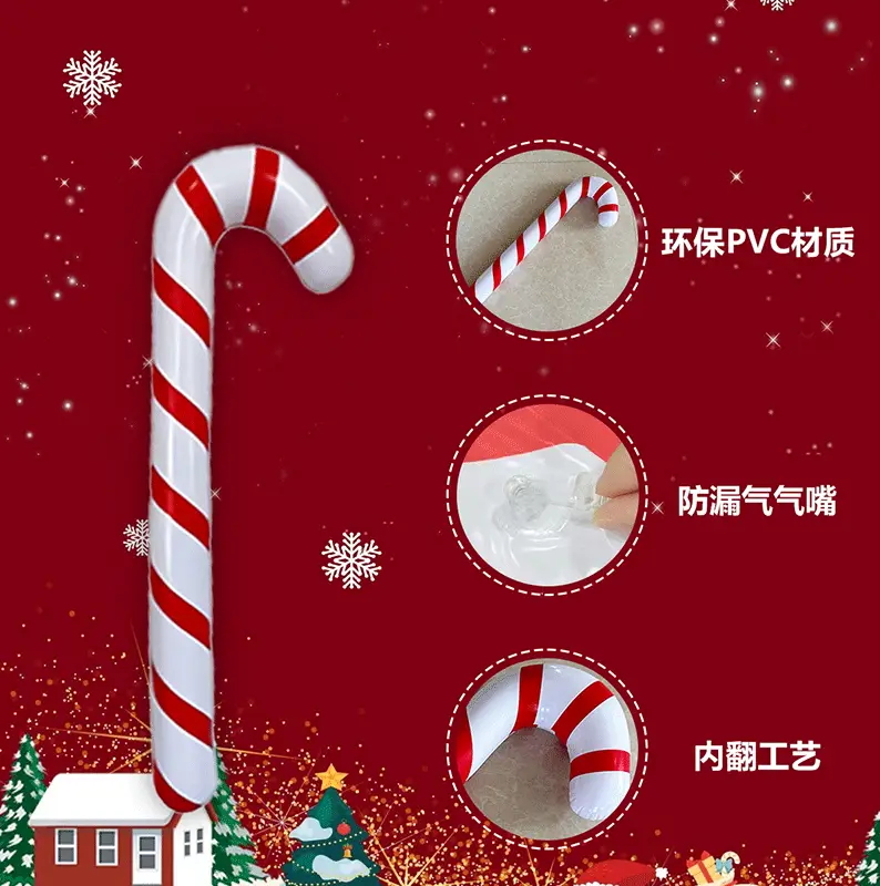 Cross-Border Inflatable Christmas Cane Decor — feature 6