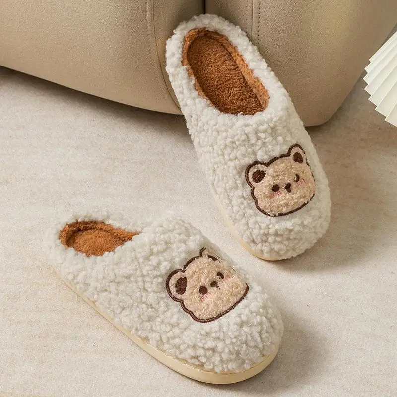 Cotton Slippers for Women Autumn and Winter 2026 New Style Indoor Home Thick-Soled Non-Slip Warm Outdoor Wear Popular Cotton Slippers for Women Winter - Image 8
