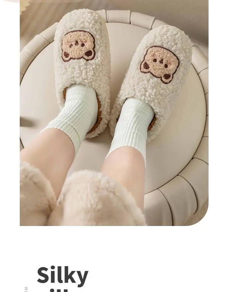 Cotton Slippers for Women Autumn and Winter 2026 New Style Indoor Home Thick-Soled Non-Slip Warm Outdoor Wear Popular Cotton Slippers for Women Winter — feature 10