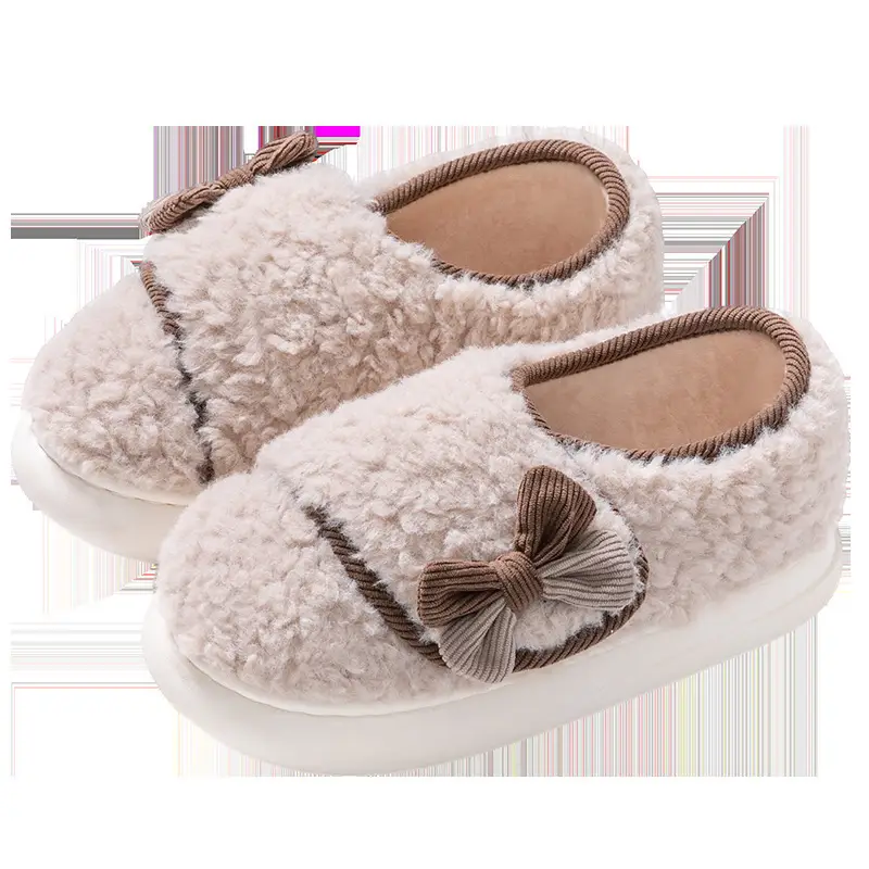 Pregnant Women's Soft Cotton Moon Slippers Winter Warm Non-Slip