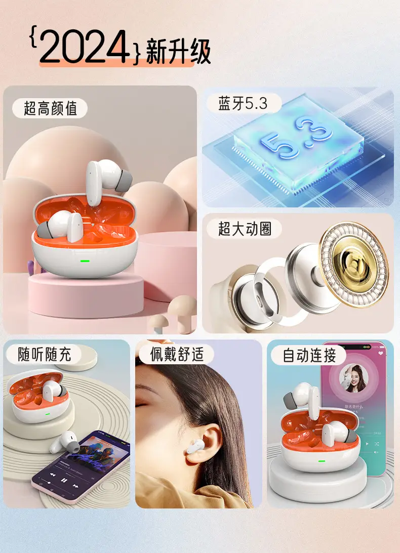 2026 Bluetooth Earphones Cross-Border True Wireless Noise Cancelling — feature 7