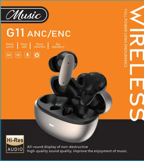 2026 Bluetooth Earphones Cross-Border True Wireless Noise Cancelling
