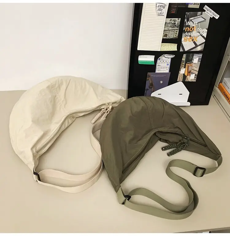 Cute Olive Nylon Crossbody Bag 2024 — feature 31