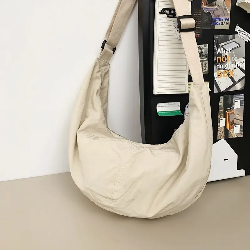Cute Olive Nylon Crossbody Bag 2024 - Image 5