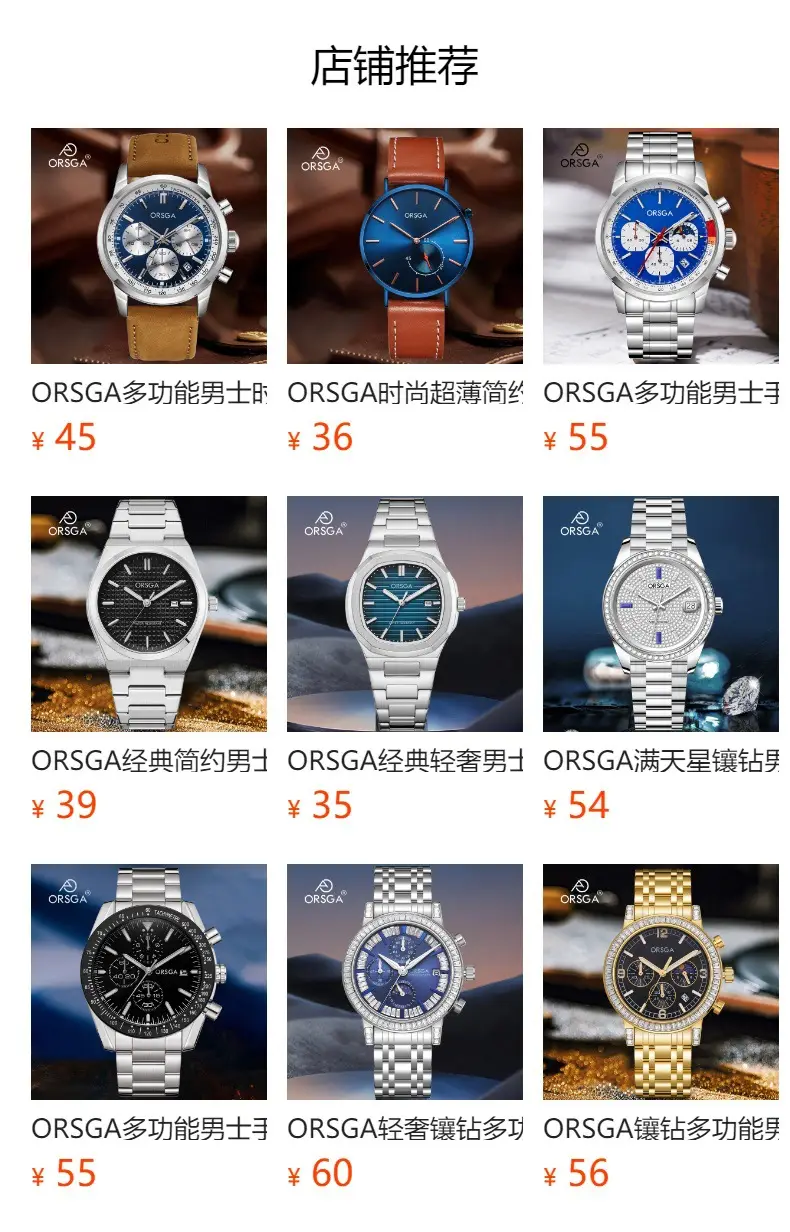 ORSGA Men's Stainless Steel Quartz Watch with Calendar — feature 15