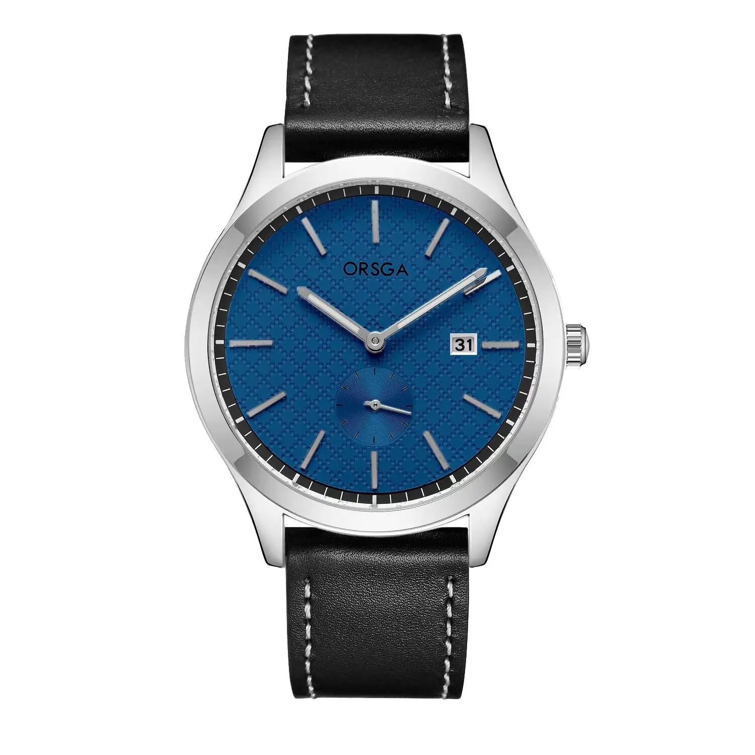 ORSGA Men's Stainless Steel Quartz Watch with Calendar - Image 11