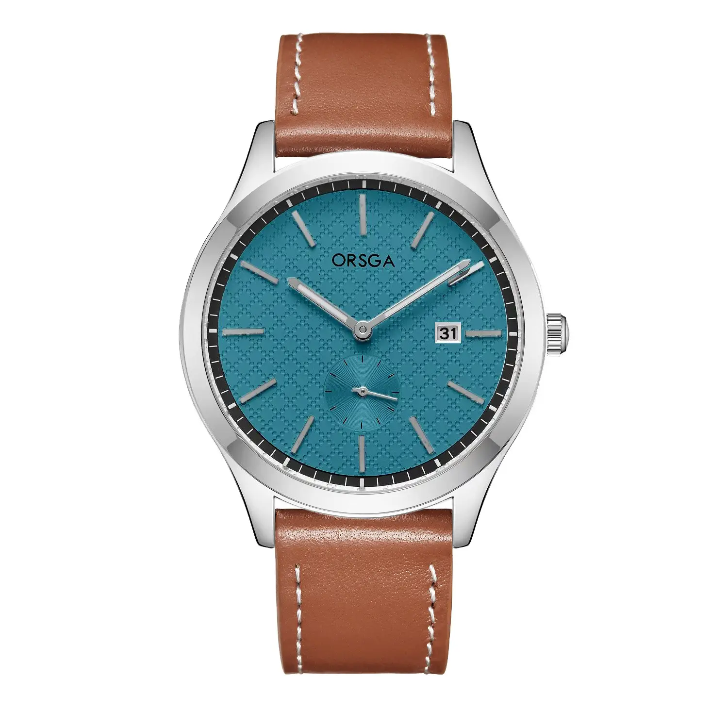 ORSGA Men's Stainless Steel Quartz Watch with Calendar - Image 12