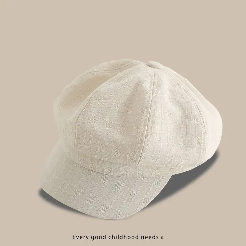 Autumn Winter Duck Cap White for Boys Girls - Image 2