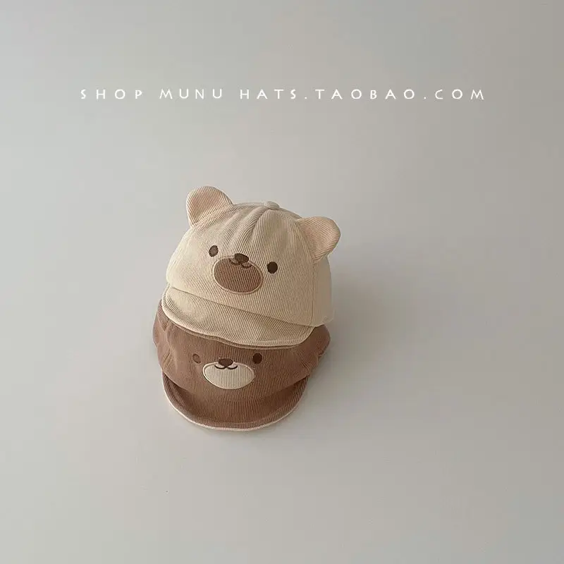 Baby Bear Hats Soft Brim Baseball Cap Small Moon Age