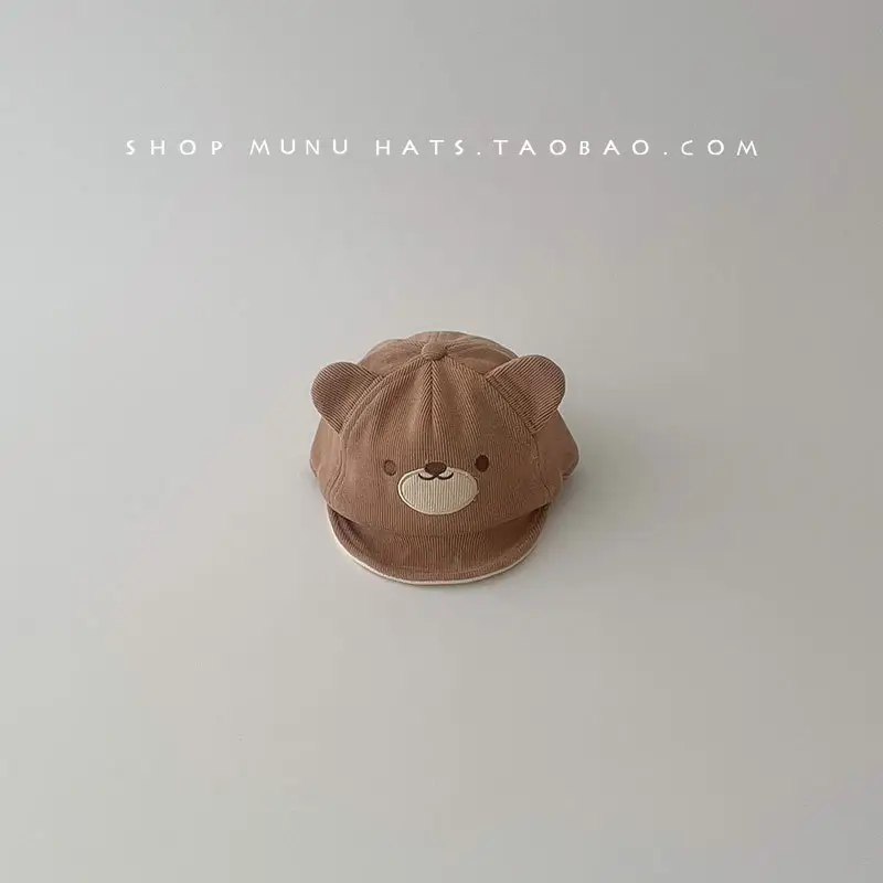 Baby Bear Hats Soft Brim Baseball Cap Small Moon Age