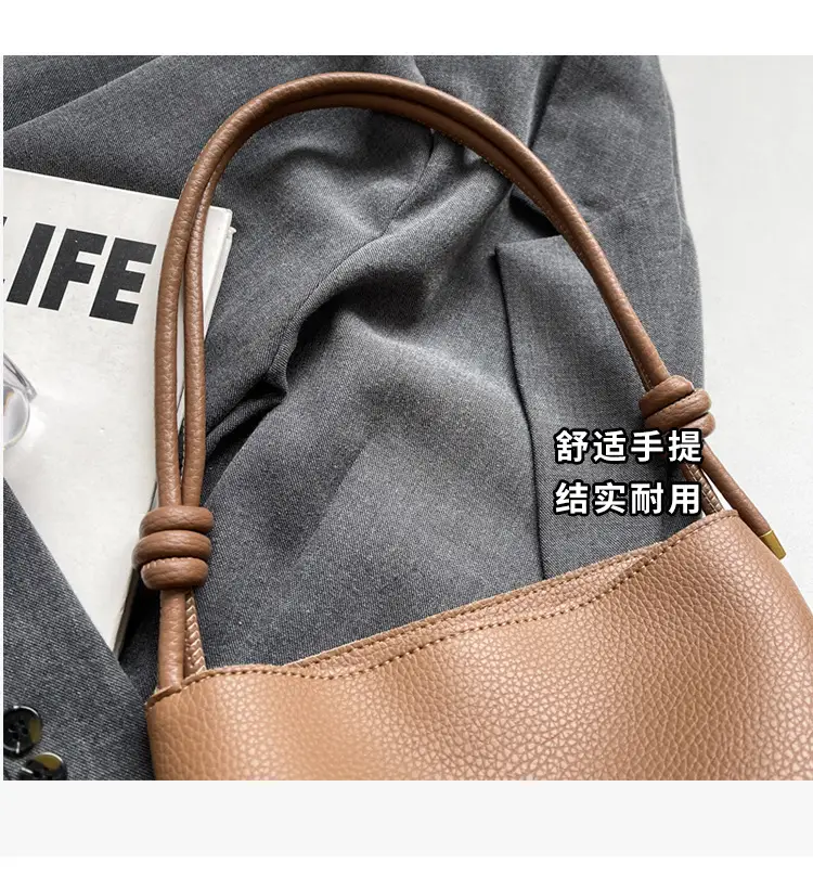 2024 New Fashion Shoulder Bucket Bag Western Style — feature 12