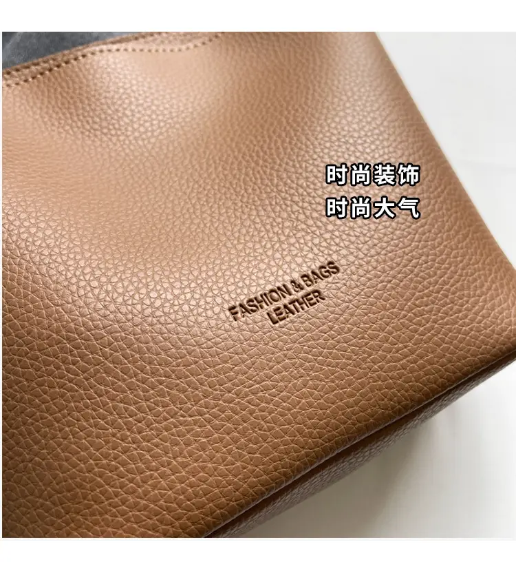 2024 New Fashion Shoulder Bucket Bag Western Style — feature 14