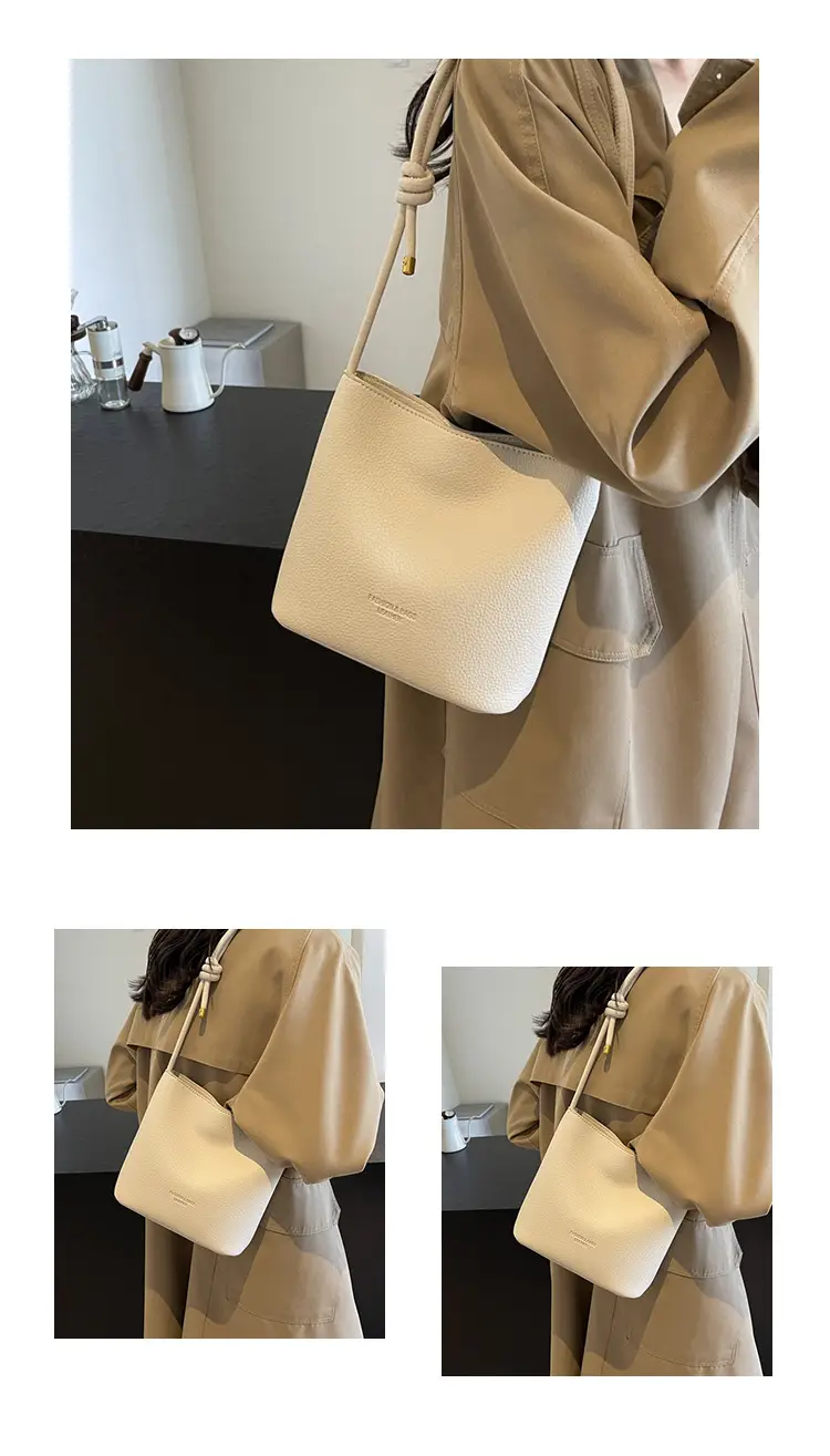 2024 New Fashion Shoulder Bucket Bag Western Style — feature 18