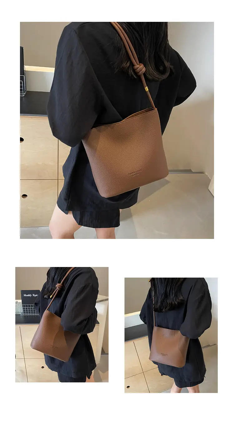 2024 New Fashion Shoulder Bucket Bag Western Style — feature 20