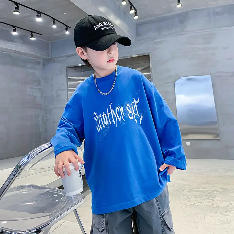 Kids Long Sleeve T-Shirt Black Graphic 2025 - Image 4