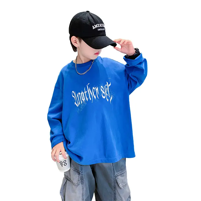 Kids Long Sleeve T-Shirt Black Graphic 2025 - Image 7