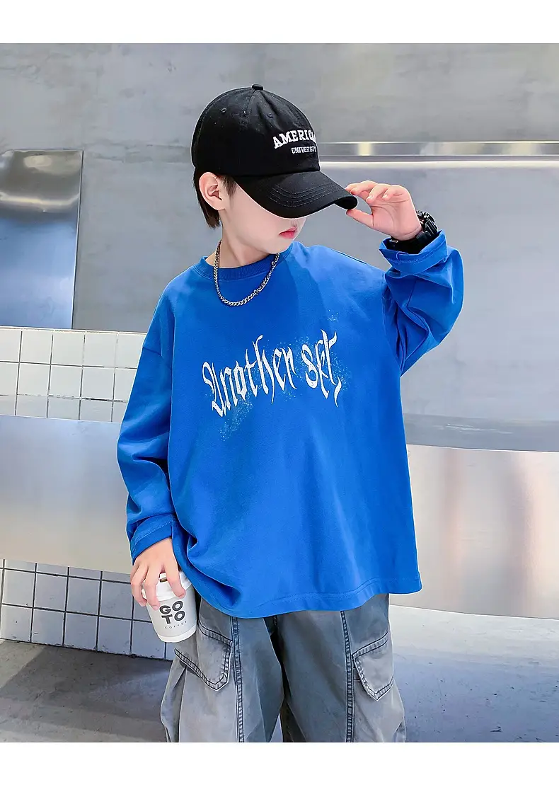 Kids Long Sleeve T-Shirt Black Graphic 2025 — feature 15