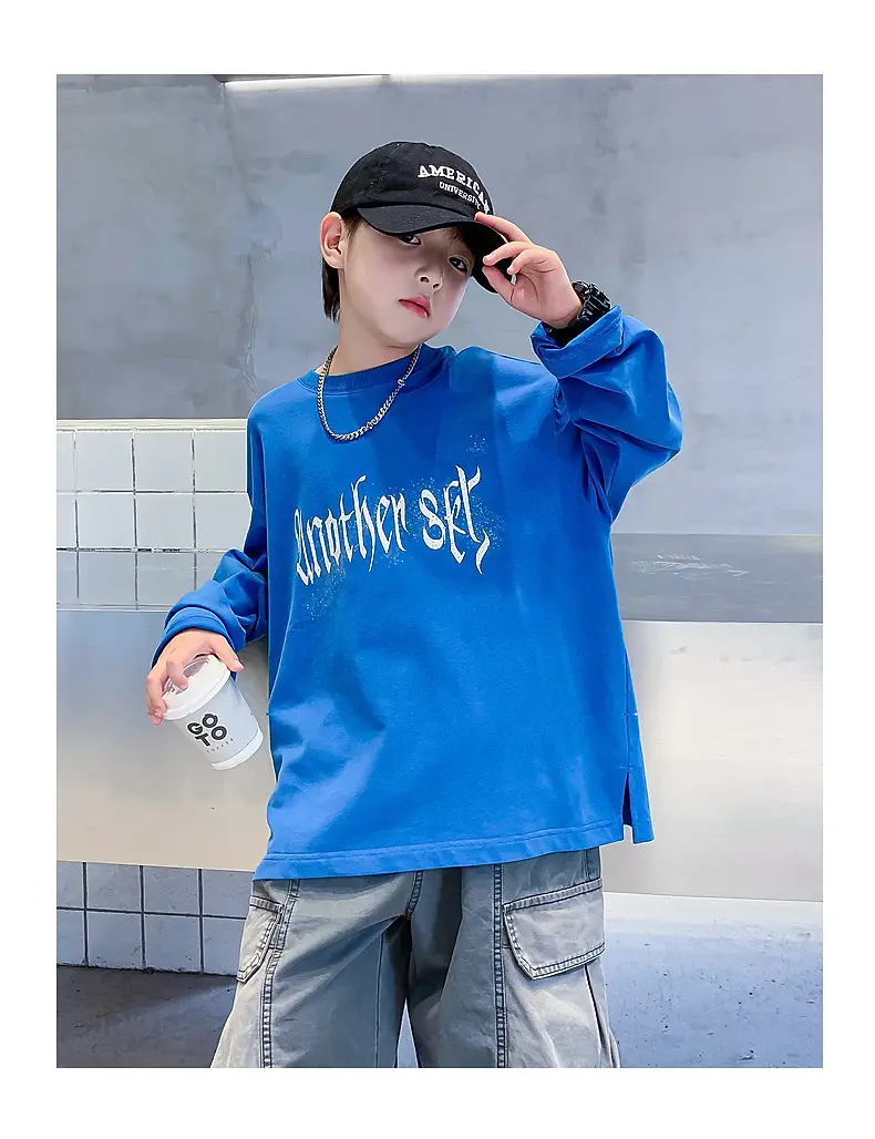Kids Long Sleeve T-Shirt Black Graphic 2025 — feature 16
