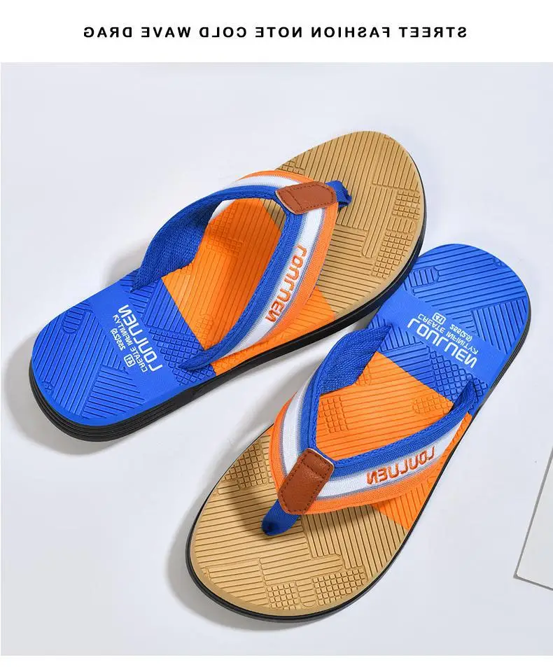 Fujian manufacturers 2024 summer trend non-slip flip-flops men's unique beach slippers men's soft bottom clip feet outer wear — feature 1