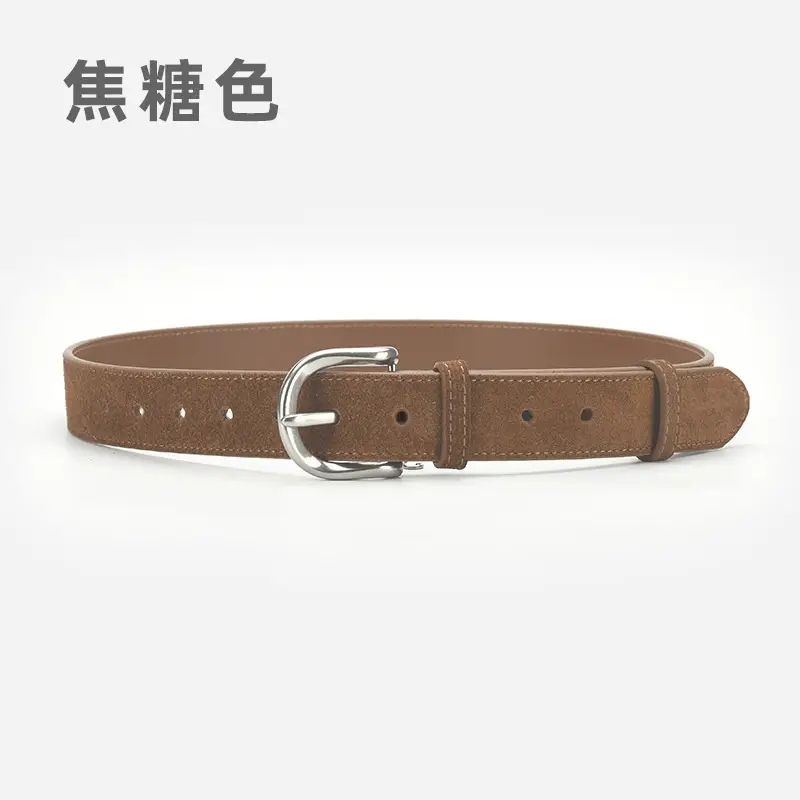 Retro Women's Belt Frosted Leather Waist Cover - Image 3