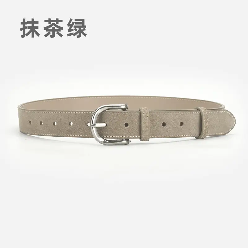 Retro Women's Belt Frosted Leather Waist Cover - Image 7