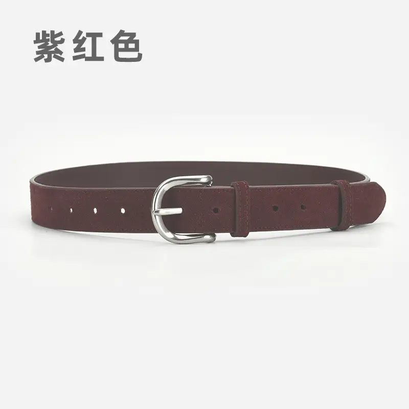 Retro Women's Belt Frosted Leather Waist Cover - Image 8