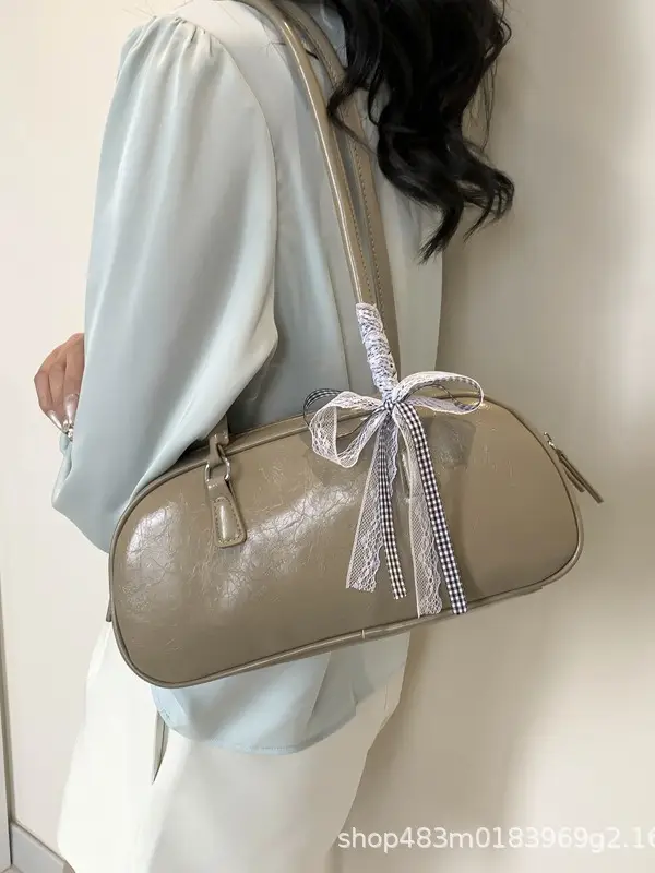 Light Blue Bow Handbag for Women 2024 New Style - Image 7