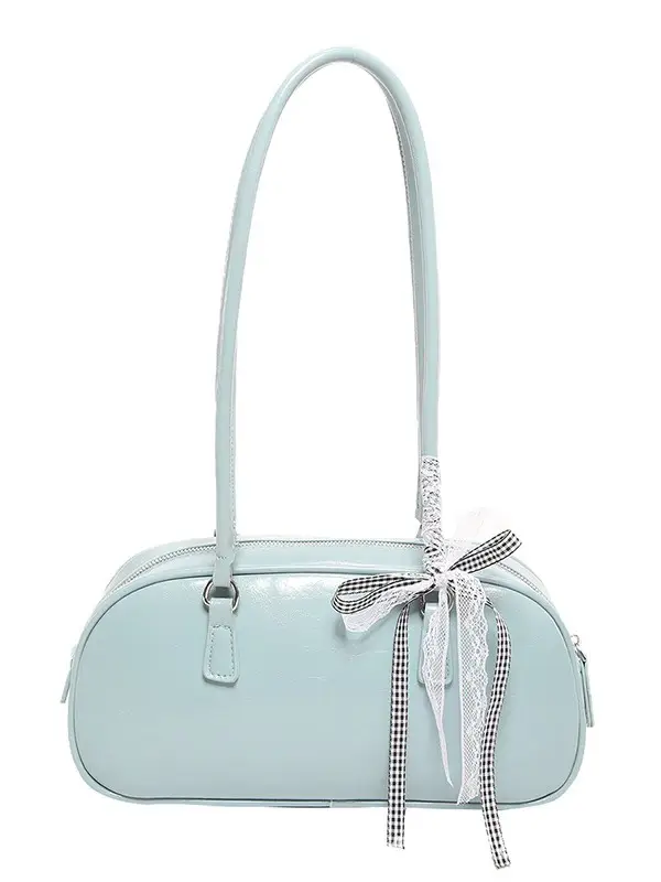 Light Blue Bow Handbag for Women 2024 New Style - Image 10