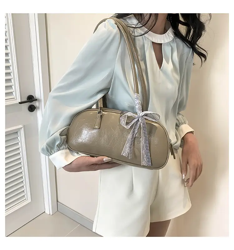 Light Blue Bow Handbag for Women 2024 New Style — feature 11