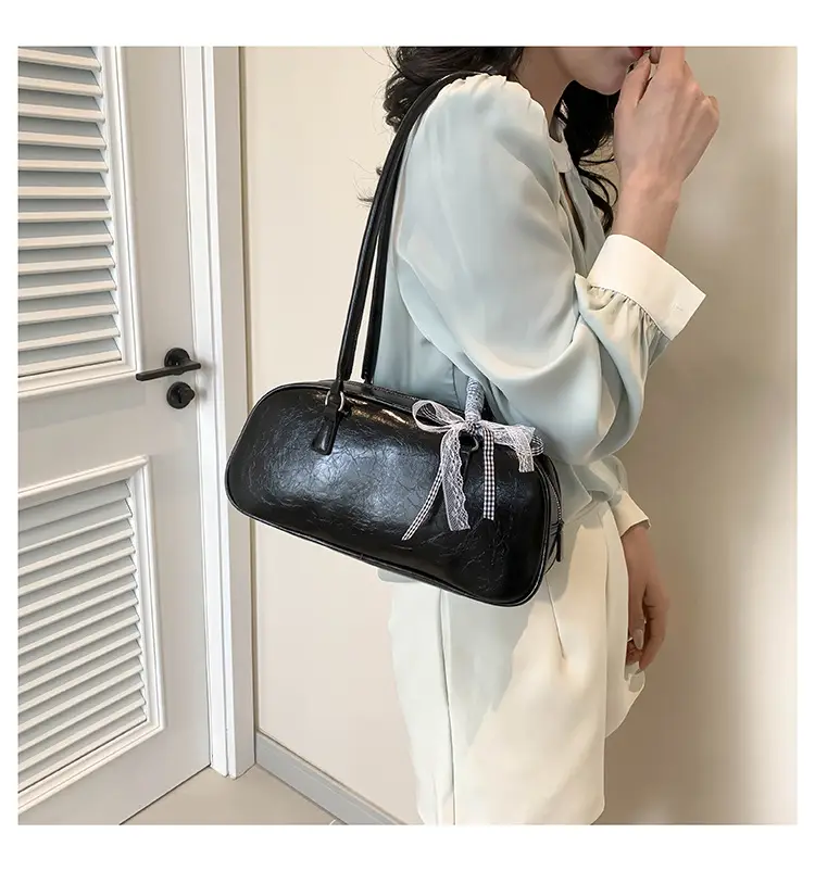 Light Blue Bow Handbag for Women 2024 New Style — feature 14