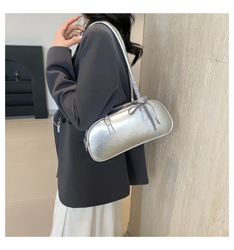Light Blue Bow Handbag for Women 2024 New Style — feature 19