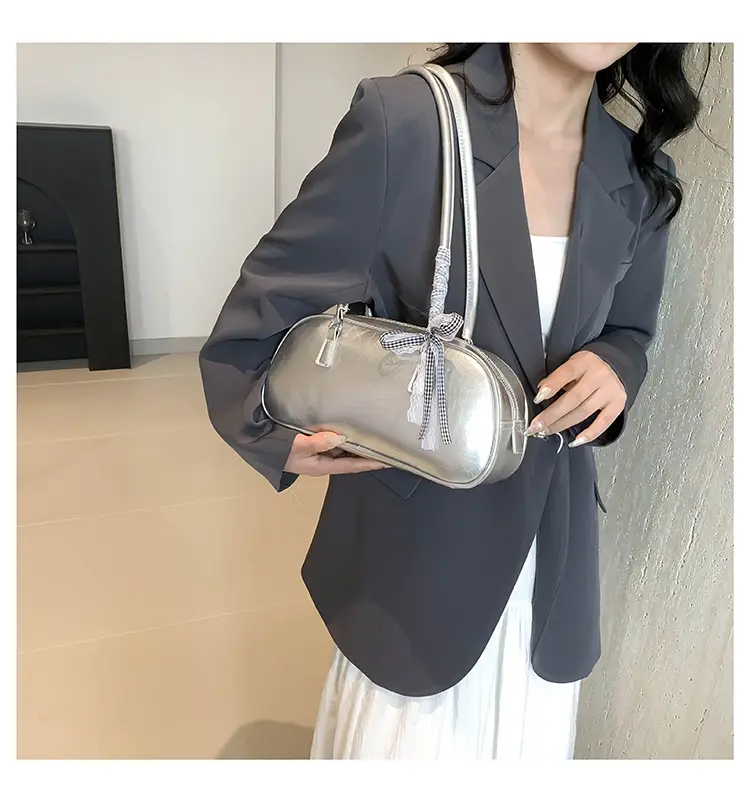 Light Blue Bow Handbag for Women 2024 New Style — feature 20