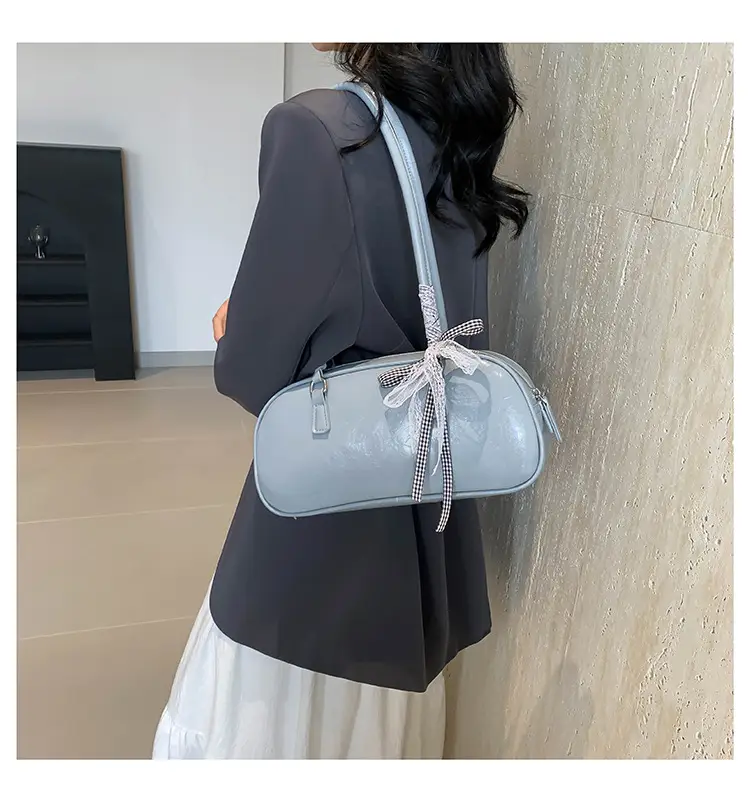 Light Blue Bow Handbag for Women 2024 New Style — feature 23