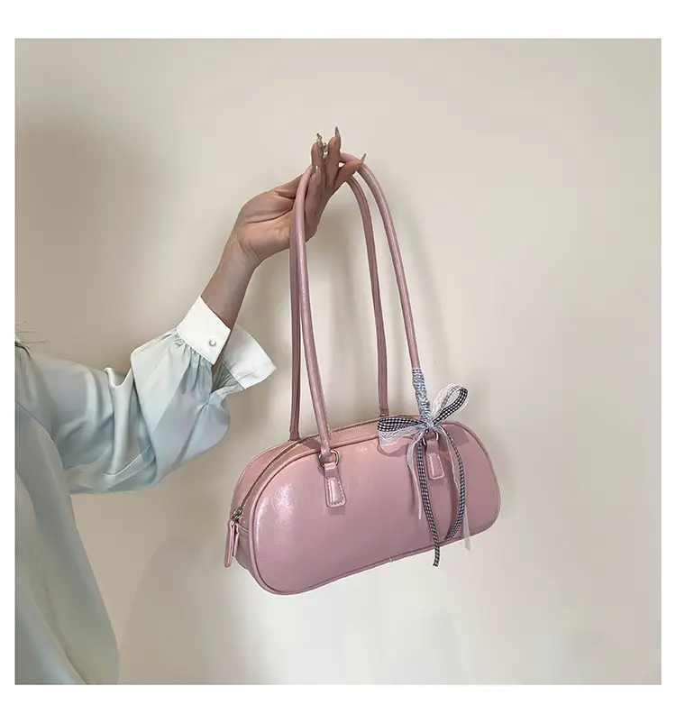 Light Blue Bow Handbag for Women 2024 New Style — feature 25
