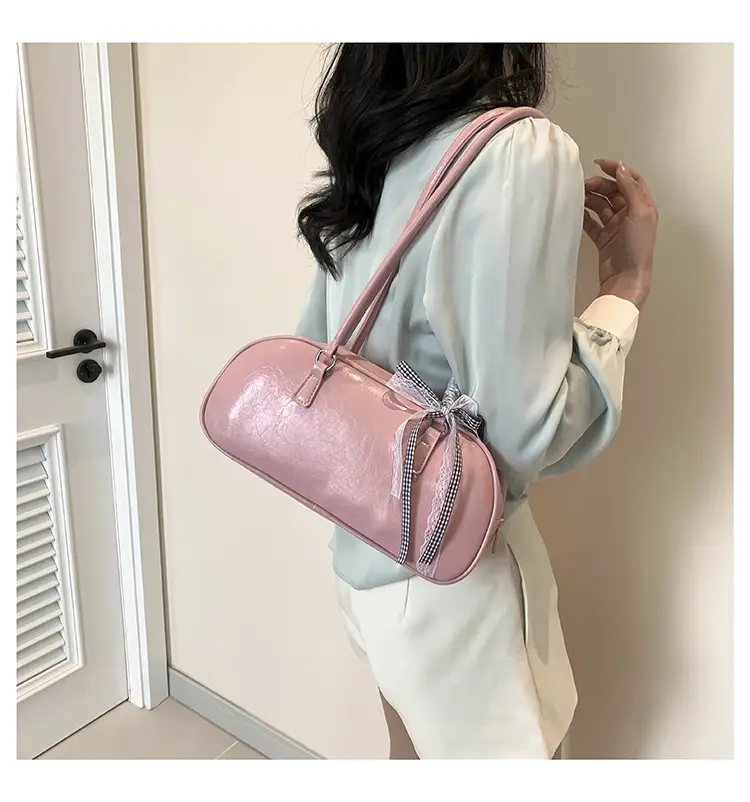 Light Blue Bow Handbag for Women 2024 New Style — feature 27