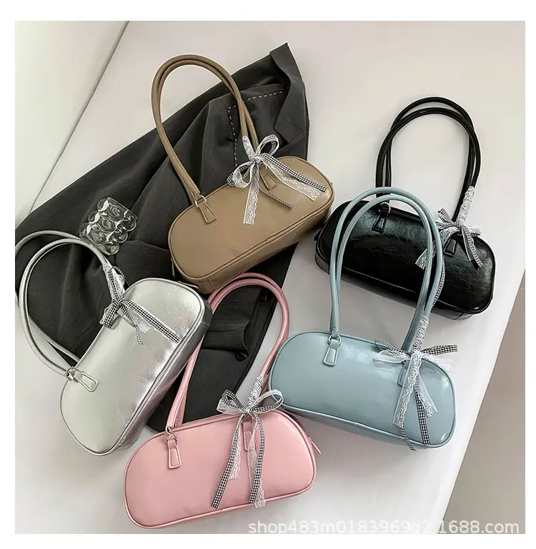 Light Blue Bow Handbag for Women 2024 New Style — feature 30