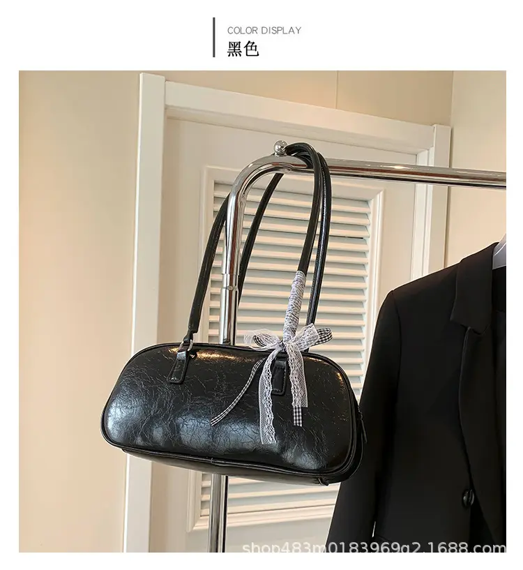 Light Blue Bow Handbag for Women 2024 New Style — feature 31