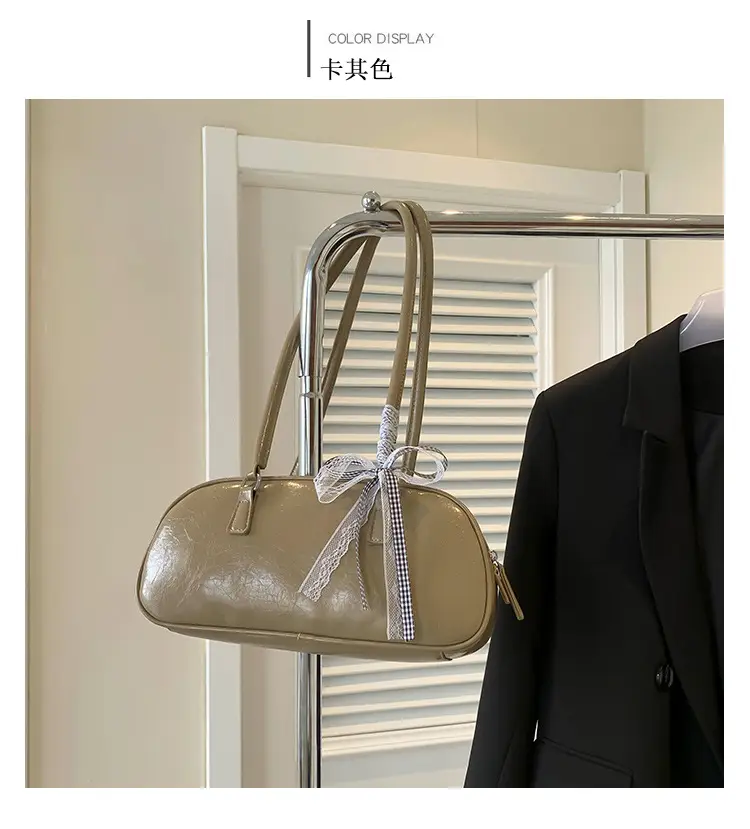 Light Blue Bow Handbag for Women 2024 New Style — feature 34