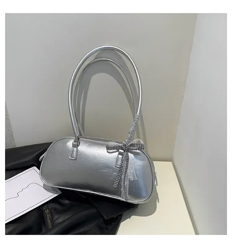 Light Blue Bow Handbag for Women 2024 New Style — feature 39