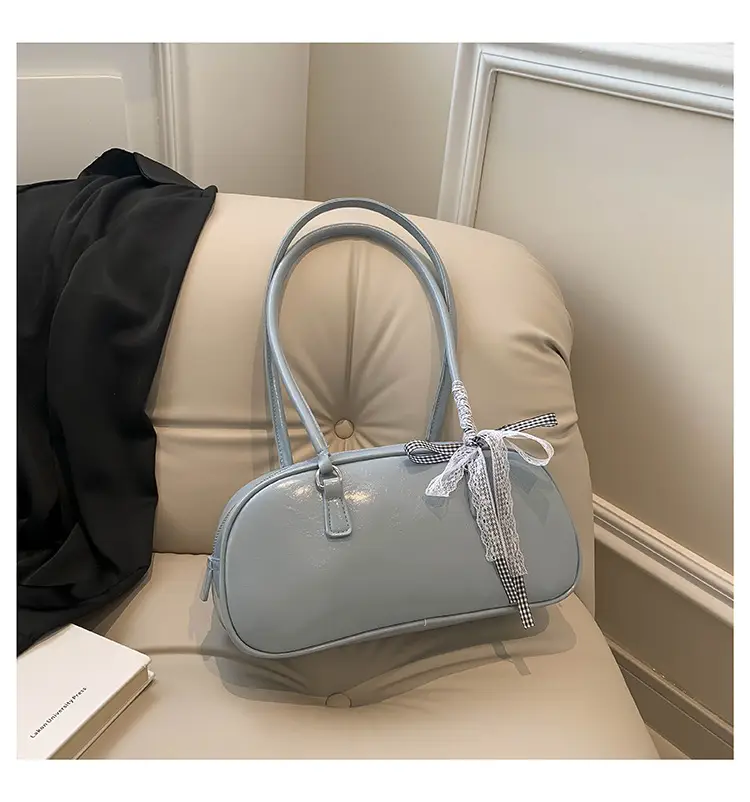 Light Blue Bow Handbag for Women 2024 New Style — feature 44