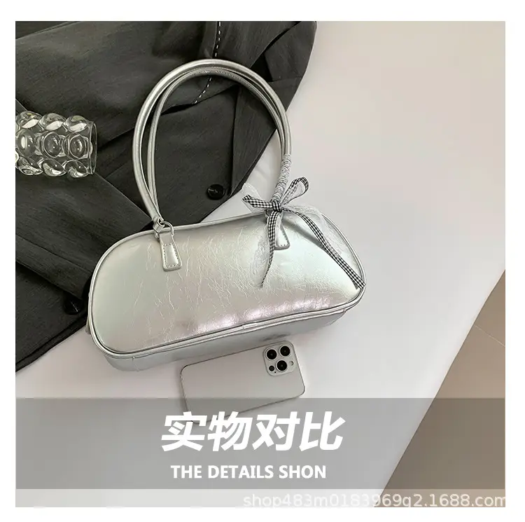 Light Blue Bow Handbag for Women 2024 New Style — feature 6